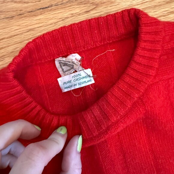 Mr Guy Vintage Unisex 100% Cashmere Sweater Made in Scotland - Picture 2 of 7